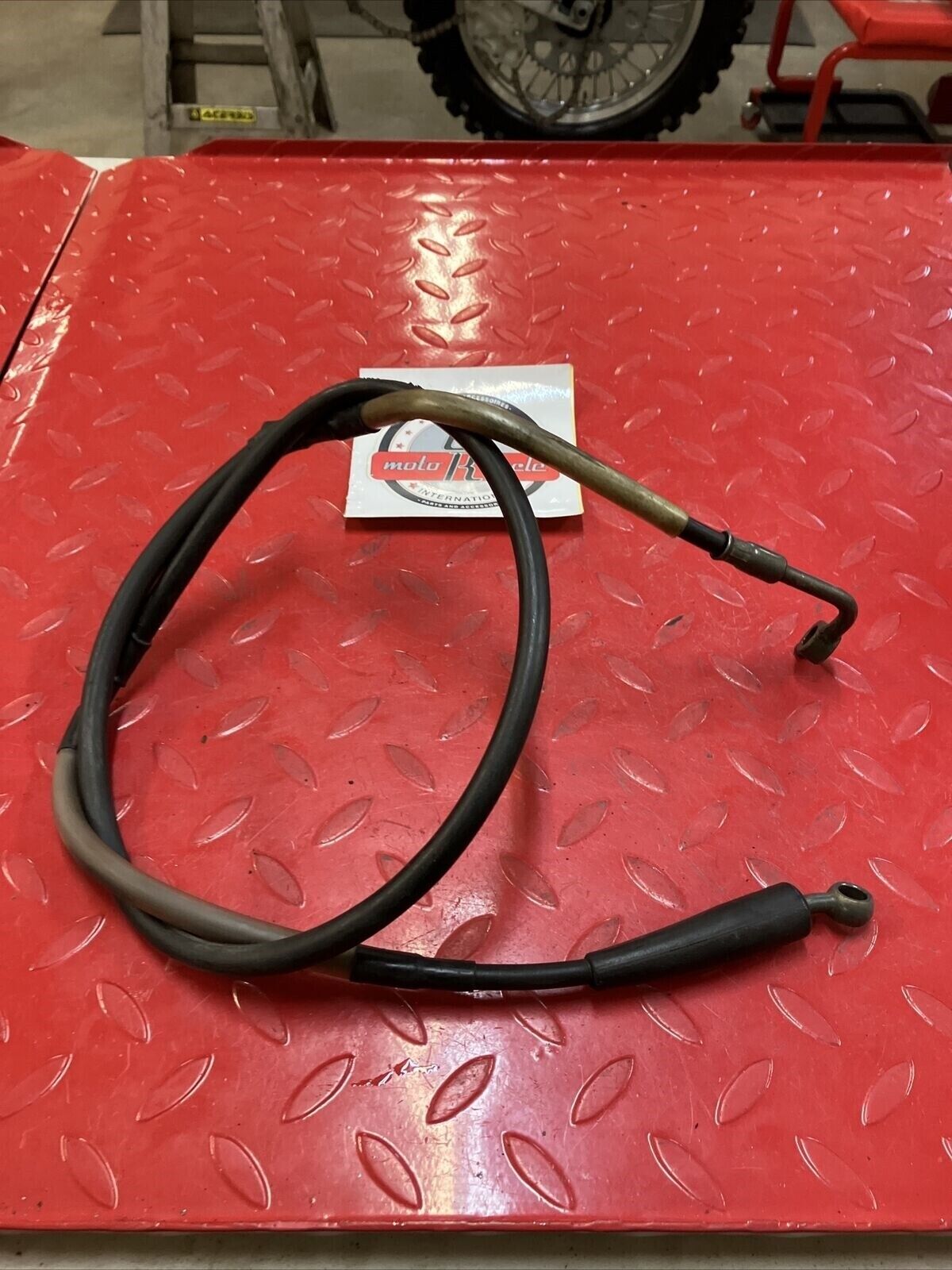 Kawasaki KX250 2001 Front brake master cylinder hose line