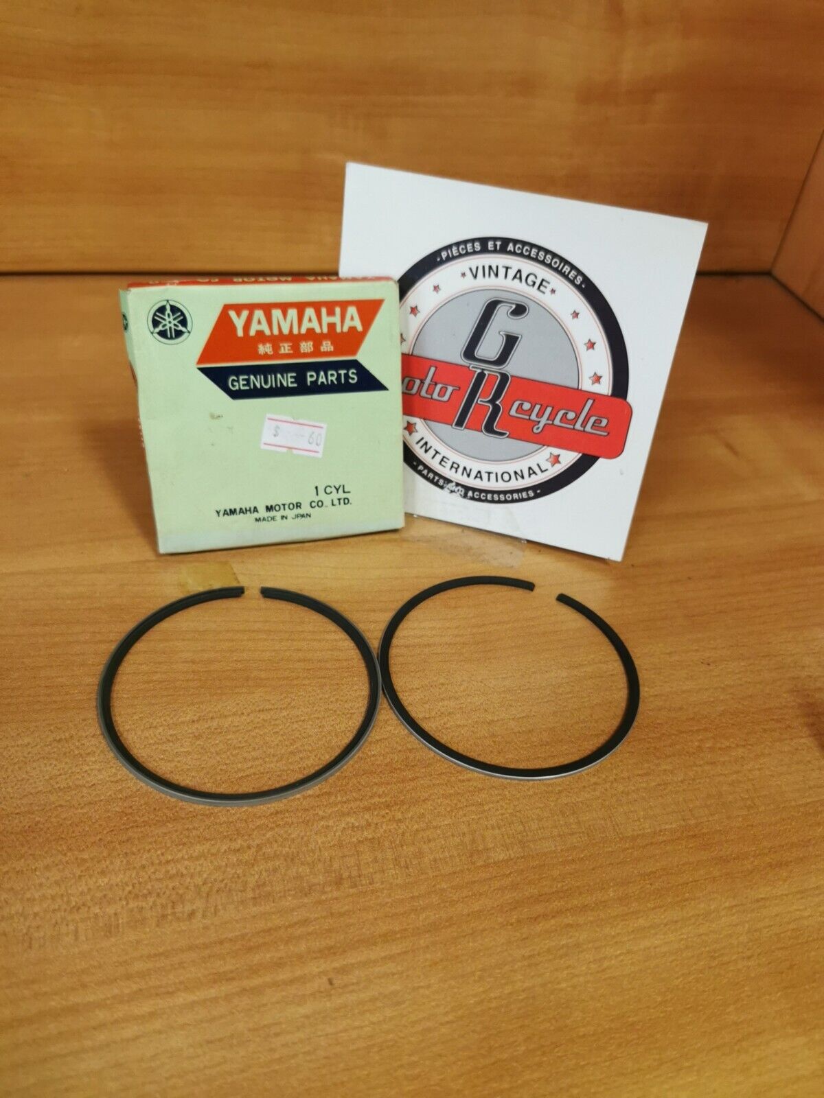 NOS YAMAHA DT2 DT3 RT2 RT3 1972 73 PISTON RING SET 2ND 308-11610-21-00 Y48