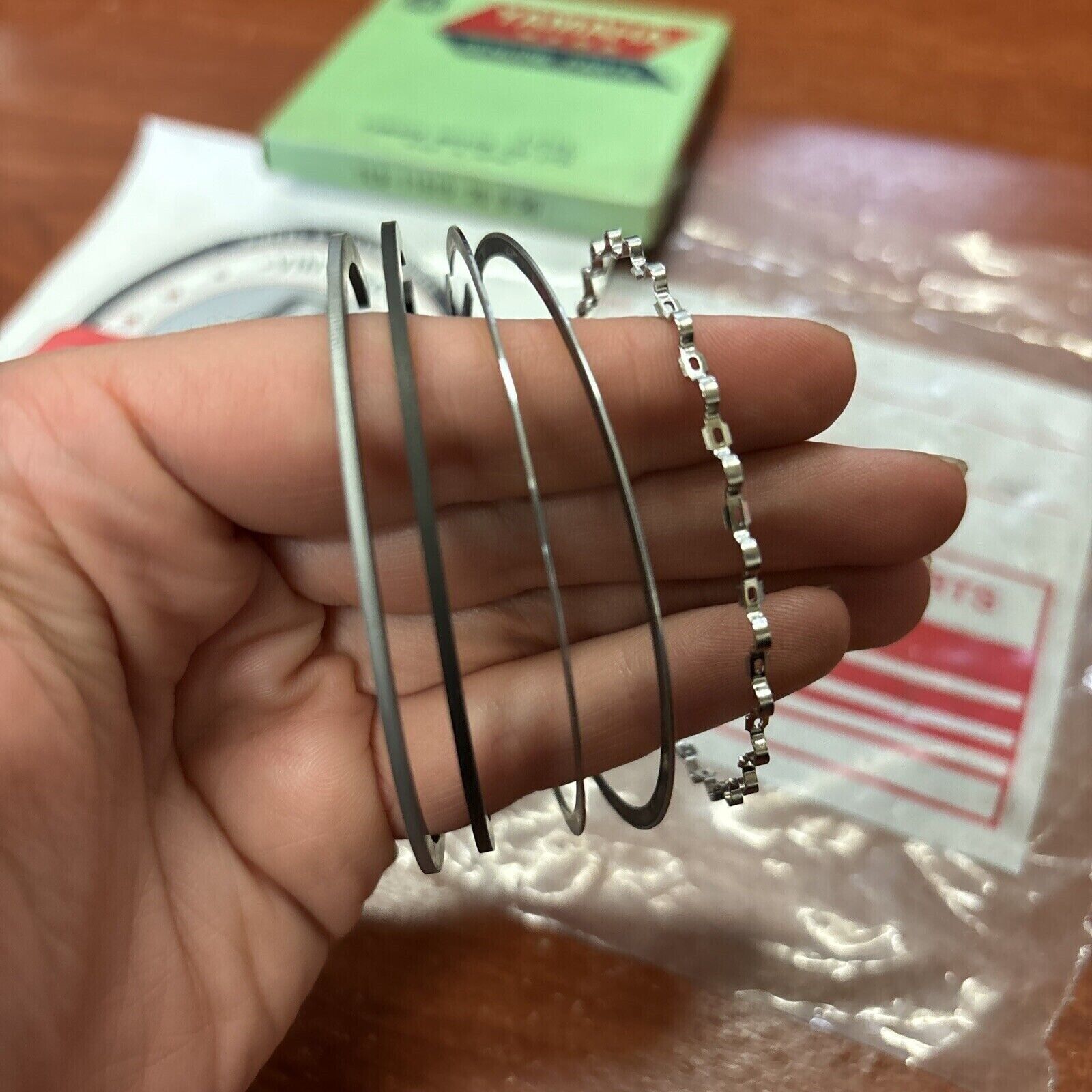 NOS Yamaha 1976 1977 XS360 PISTON RING 0.50 1L9-11610-20-00 Y174