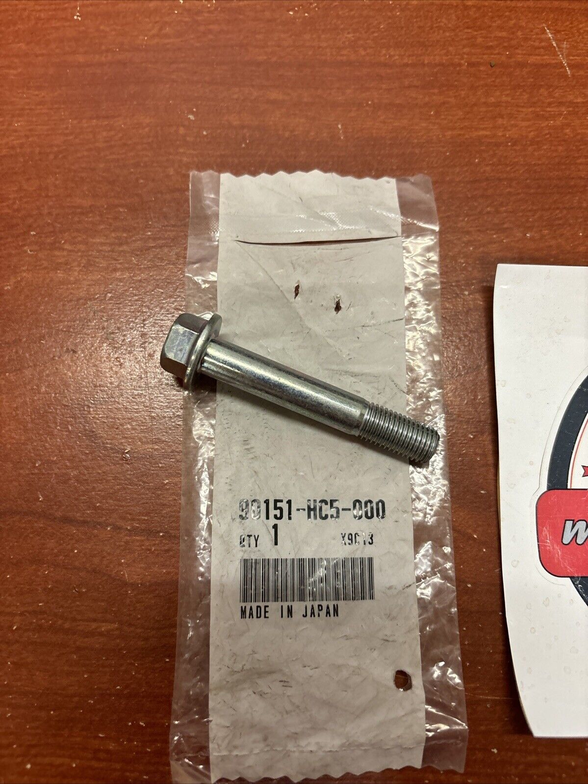 NOS Honda FTR223 TRX200 TRX250 TRX300 FLANGE BOLT 10X62 90151-HC5-000 H135