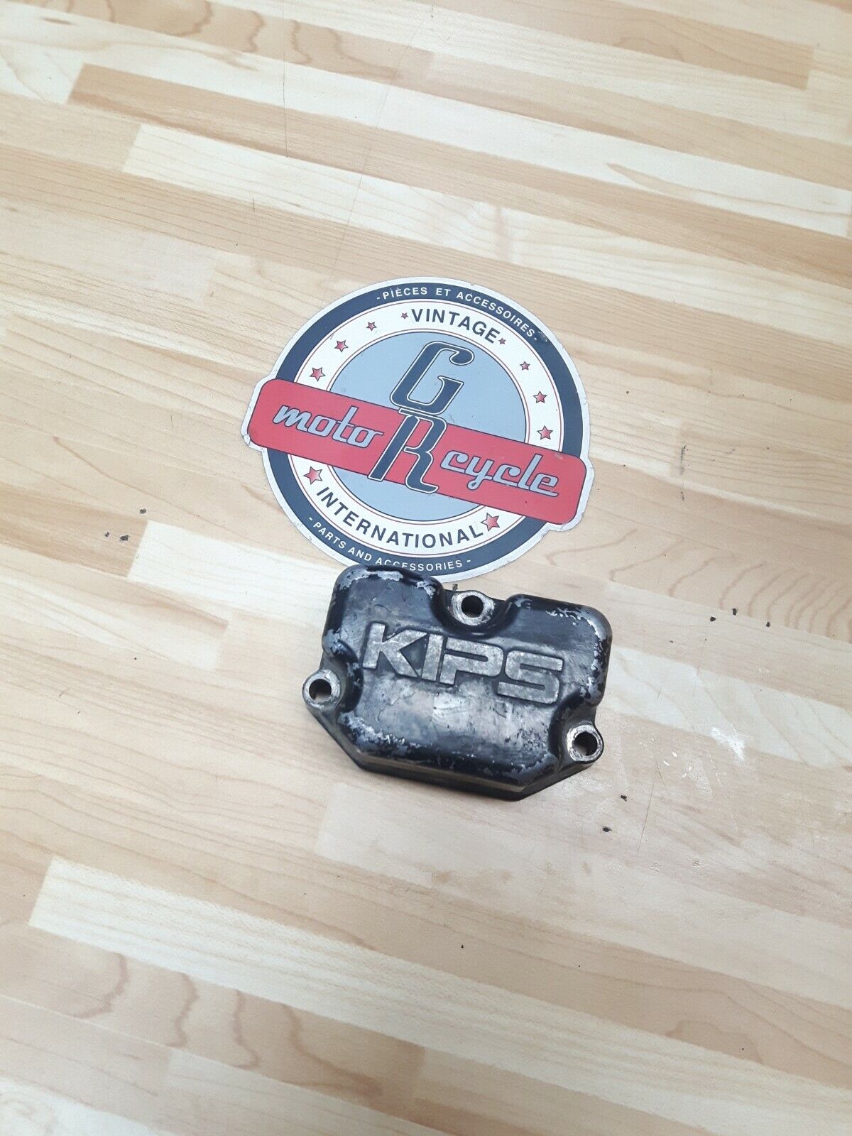 Kawasaki KX125 1986 exhaust power valve resonator left cylinder cover 1985
