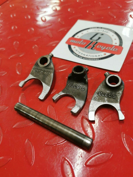 Honda XL100S 1982 transmission gearshift gear shift forks 24221-115-000