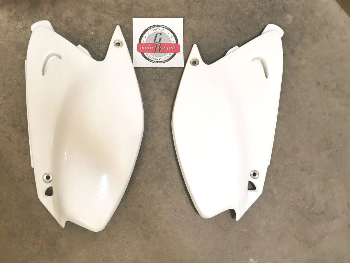 NOS UFO KDX125 KDX250 2003 - 2005 SIDE COVER PANEL SET KA03739-047 J43