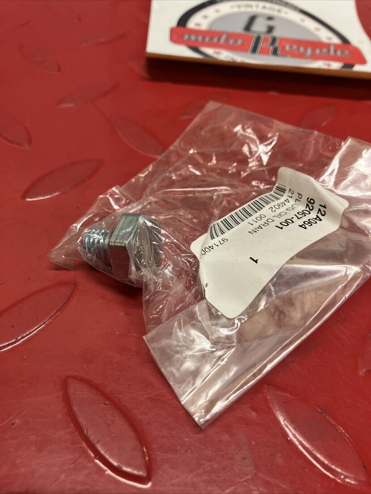 NOS KAWASAKI OIL DRAIN PLUG K15