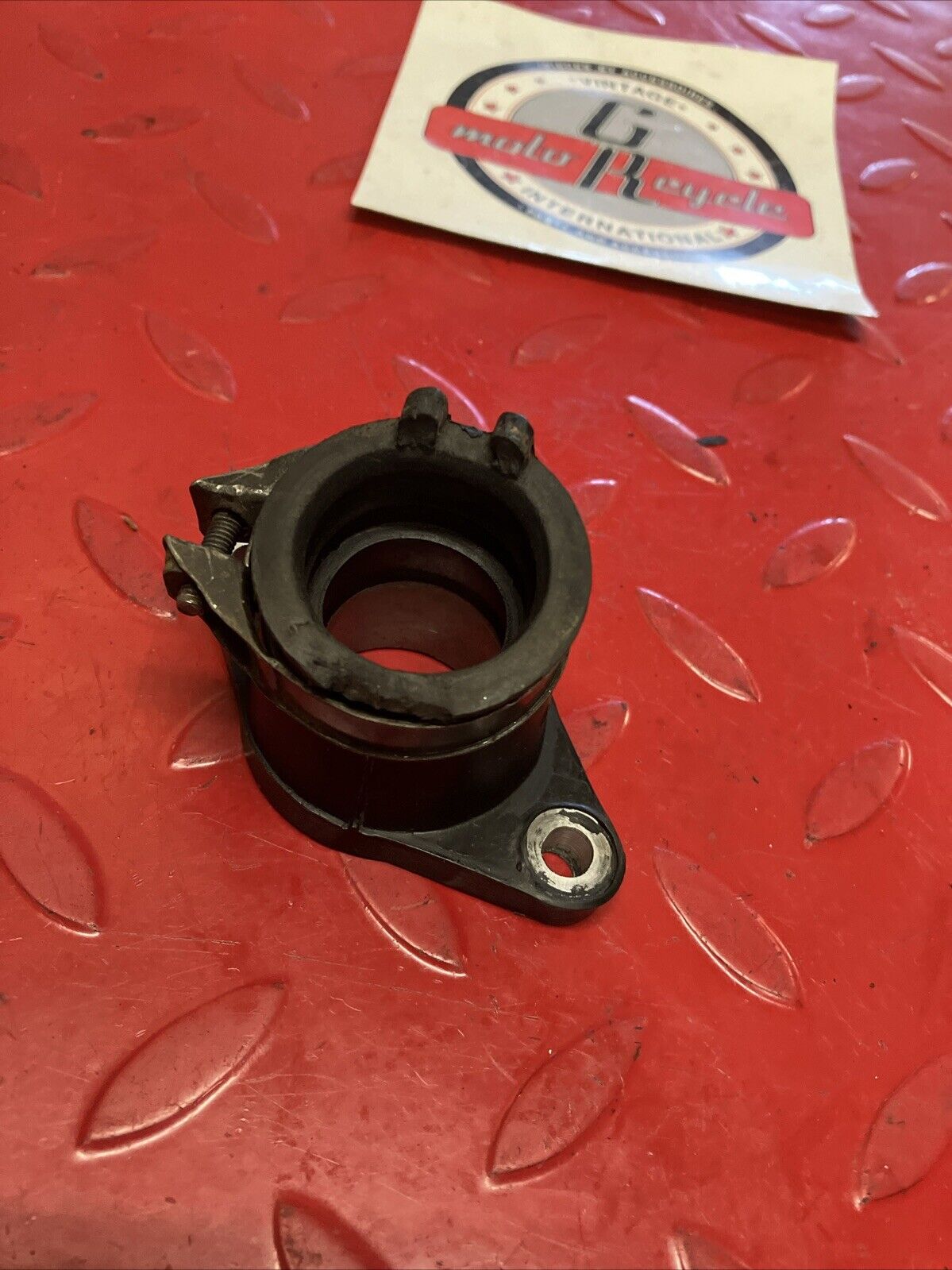 Honda MT125 1975 intake manifold carburetor boot insulator 1974 1976 2