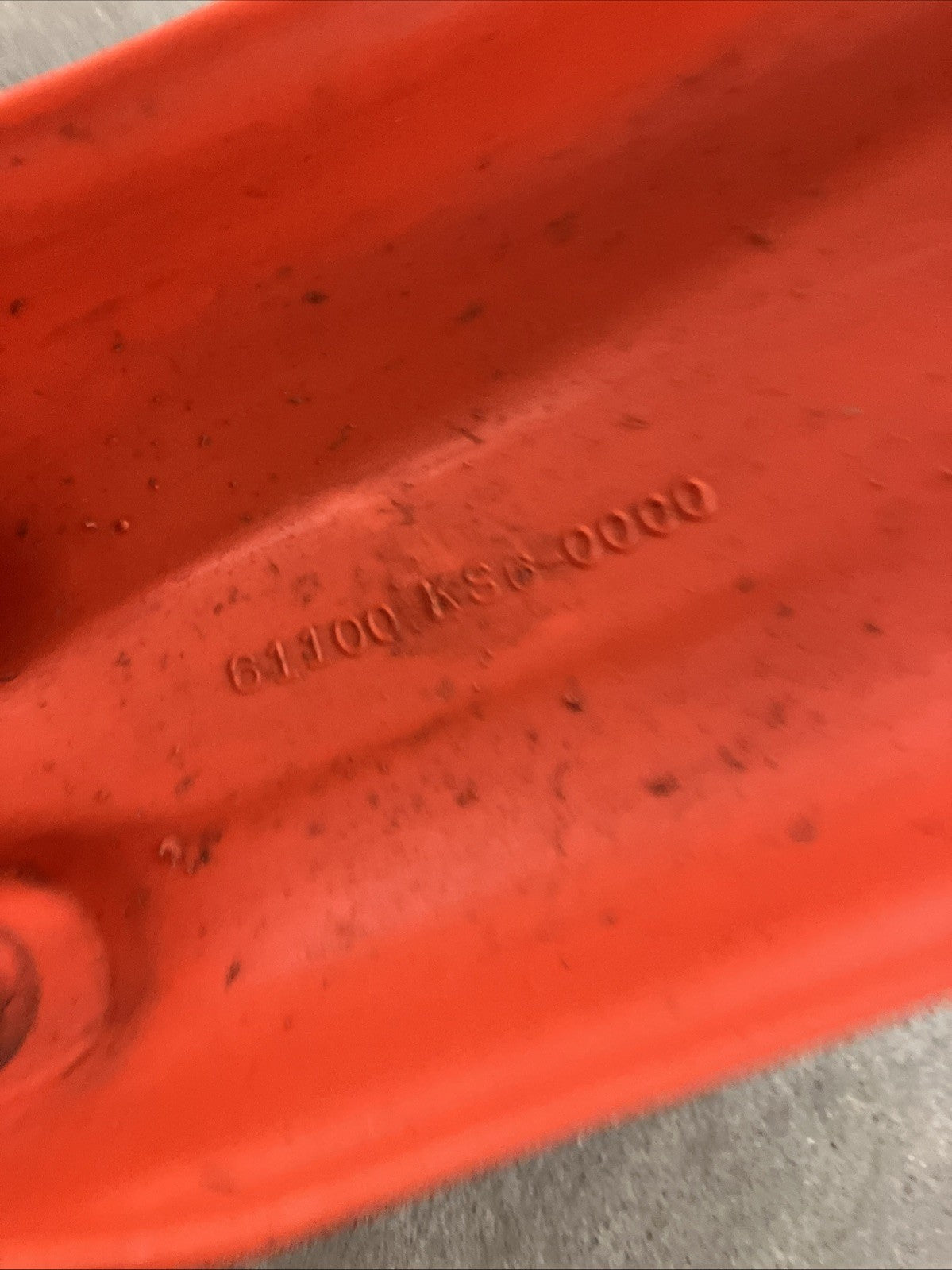 Honda CR250R 1991 1990 OEM Fender side cover number plate shroud KIT CR125R 1992