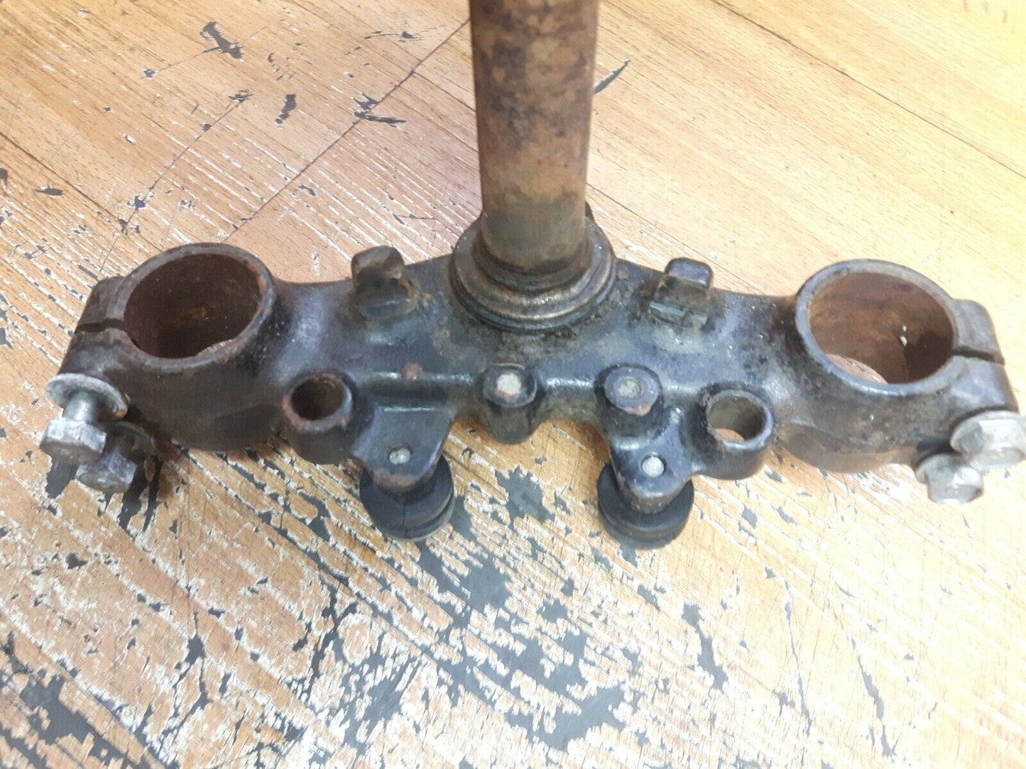 Honda XR200 1983 steering stem triple tree clamp bridge crown 1981 1982 1984