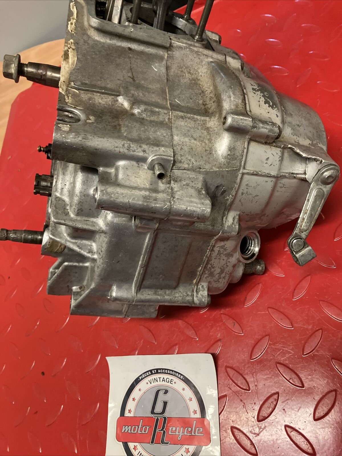 Honda XR80 1979 engine motor bottom end crankcase crankshaft transmission