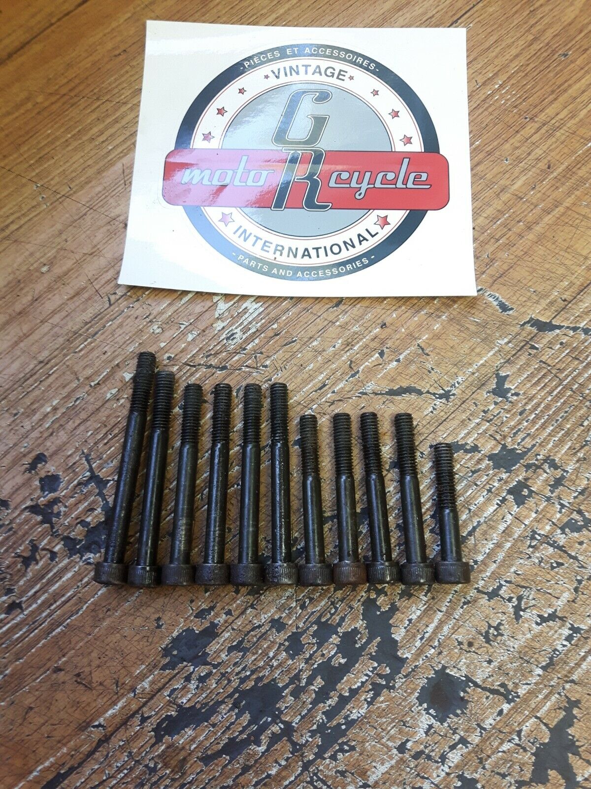 Yamaha YZ125 1986 crankcase crank case motor engine bolt screw 1987 .