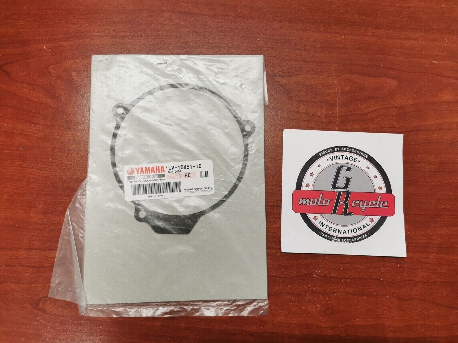 NOS Yamaha 1986- 90 YZ490 92 93 WR500 CRANKCASE COVER GASKET 1LV-15451-00-00 Y73