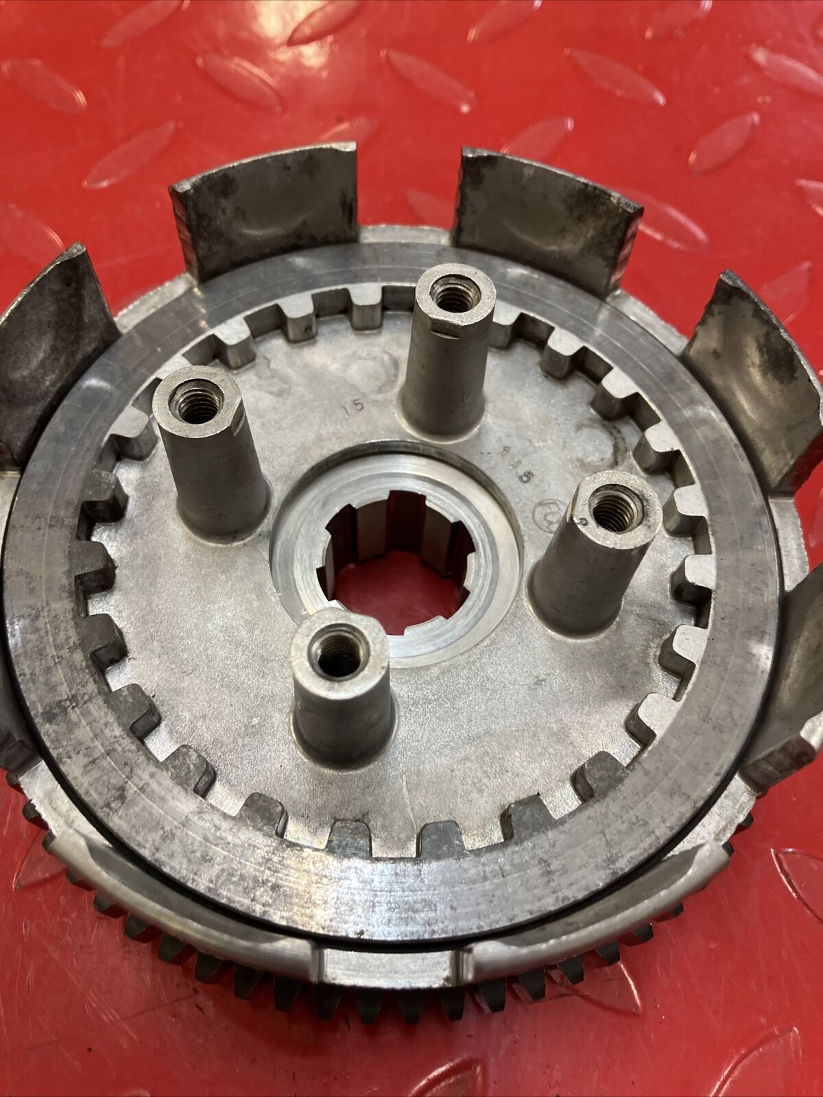 Honda XR80R 1986 clutch basket hub pressure plate 22100-149-000 22121-115-010