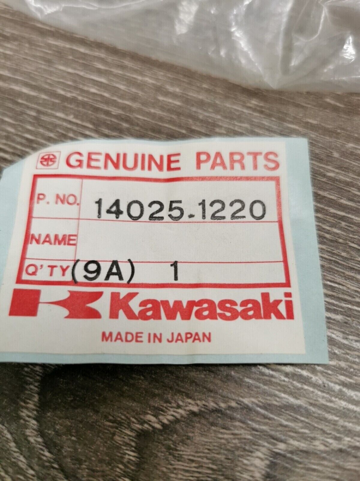 NOS KAWASAKI KZ440 1980 - 1983 COVER MUFFLER L H 14025-1220 K29