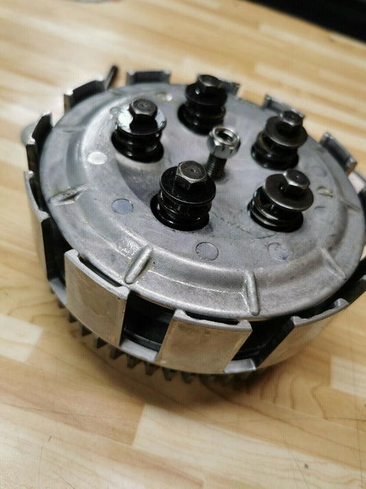 Kawasaki KX250 1981 complete clutch basket hub housing pressure KDX250 1980 1982