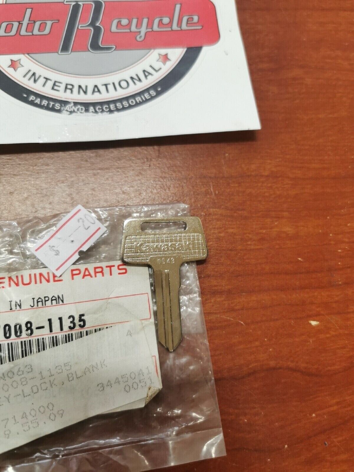 NOS Kawasaki KVF750 KSF450 KVF650 KSV700 BLANK KEY LOCK 27008-1135 K27
