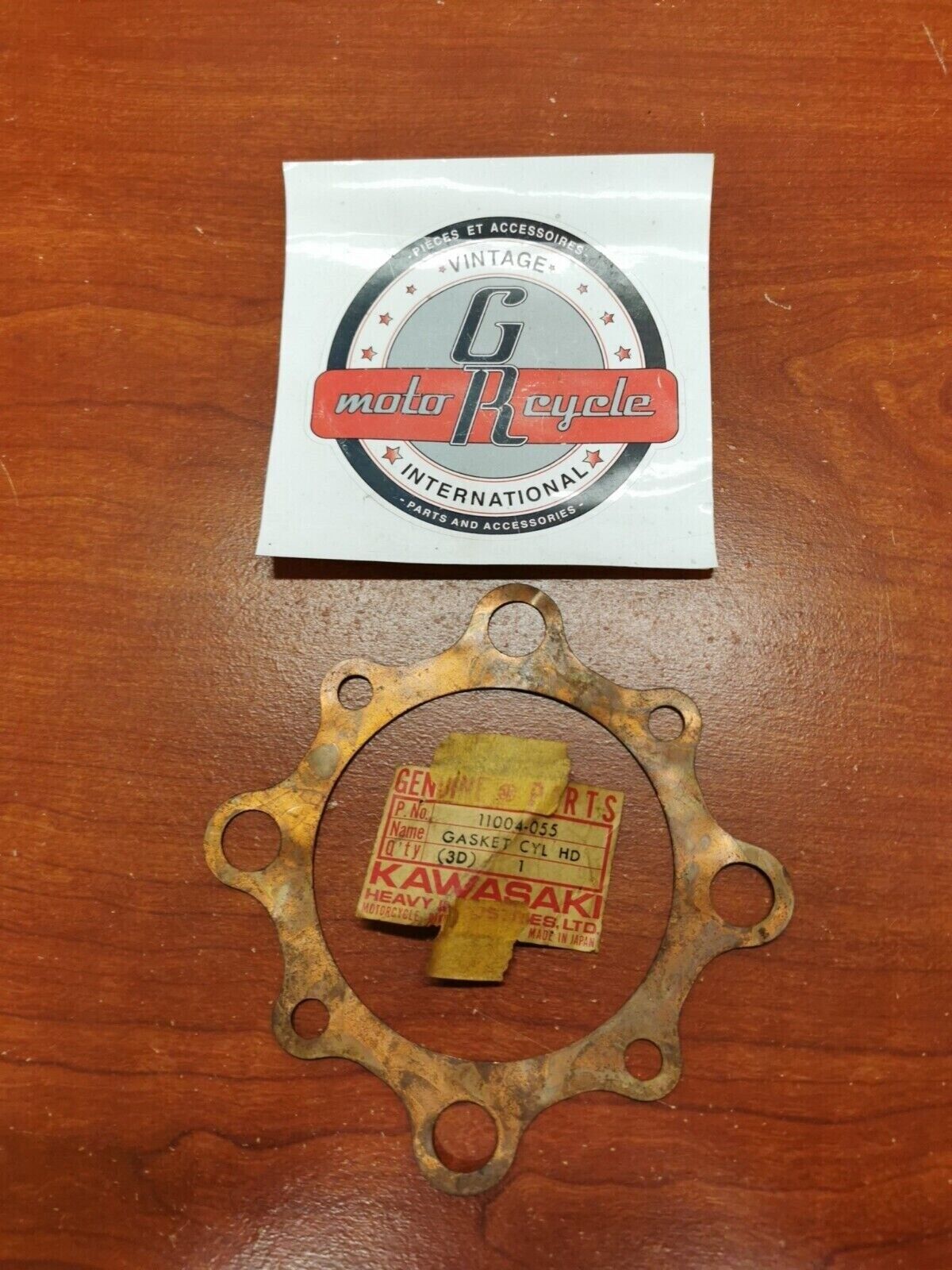 NOS Kawasaki 1973 - 1975 F11 CYLINDER HEAD GASKET 11004-055 K36