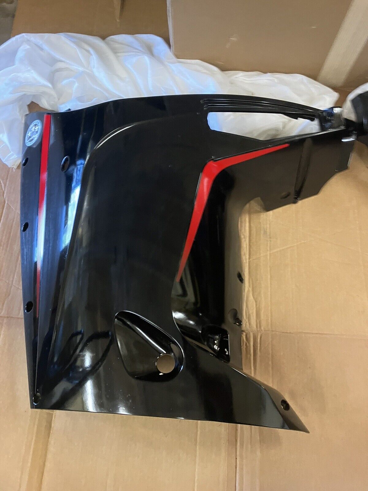 Mercury Engine motor Lower cowl set black and red 100-8m0142219