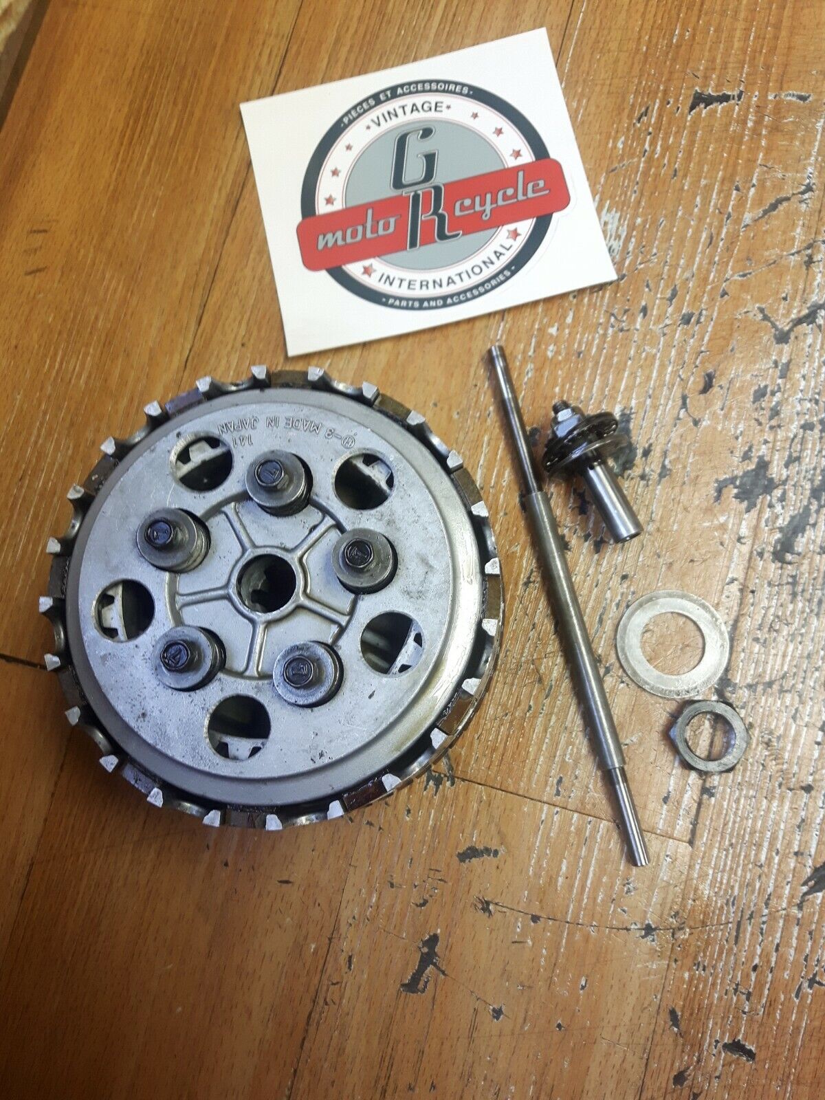 Kawasaki KLX125L 2003 complete clutch basket hub pressure plate 2004 2005 2006