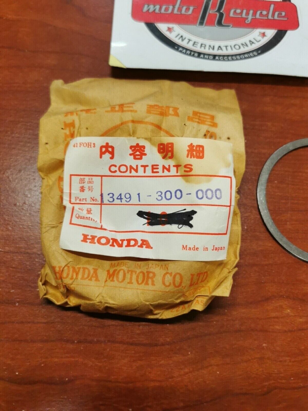 NOS Honda CB750K F RING, BEARING SETTING (66.5MM) 13491-300-000 H33