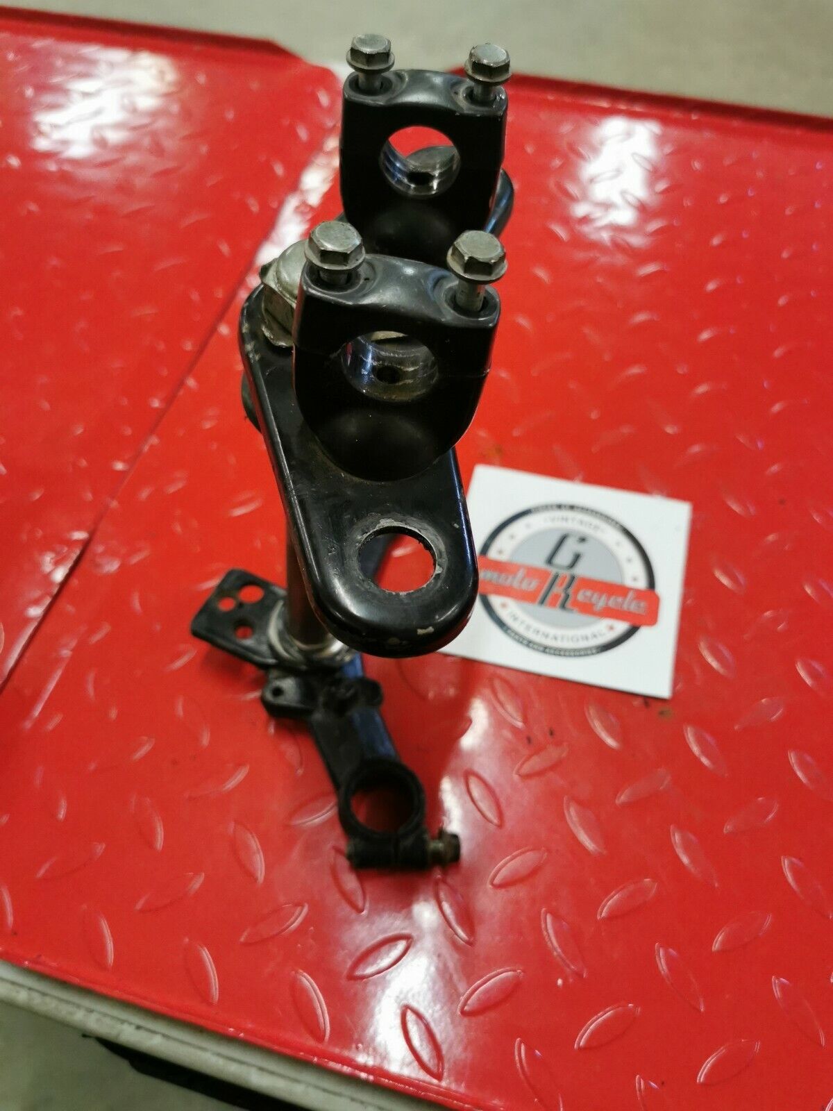 Honda XL80S 1984 steering stem triple clamp tree 53200-195-610 1985 top bridge