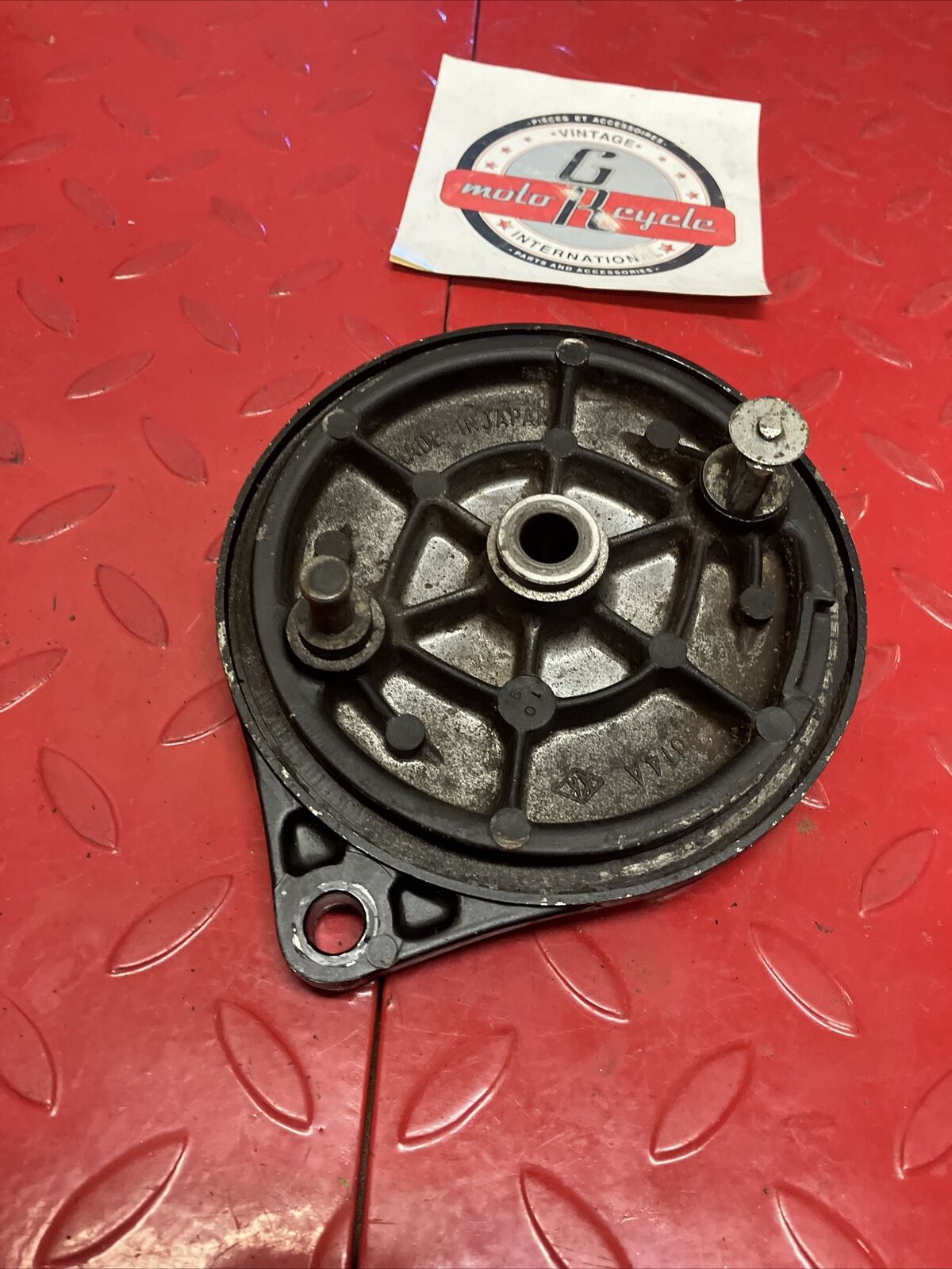 Kawasaki KX125 1980 Front brake panel plate drum cover KDX175