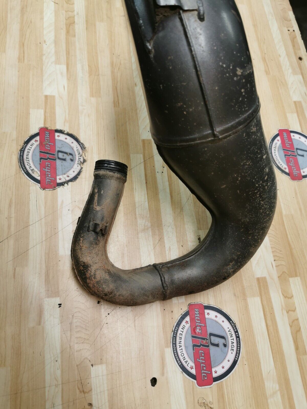 Kawasaki KX100 2008 exhaust header pipe expansion chamber 2