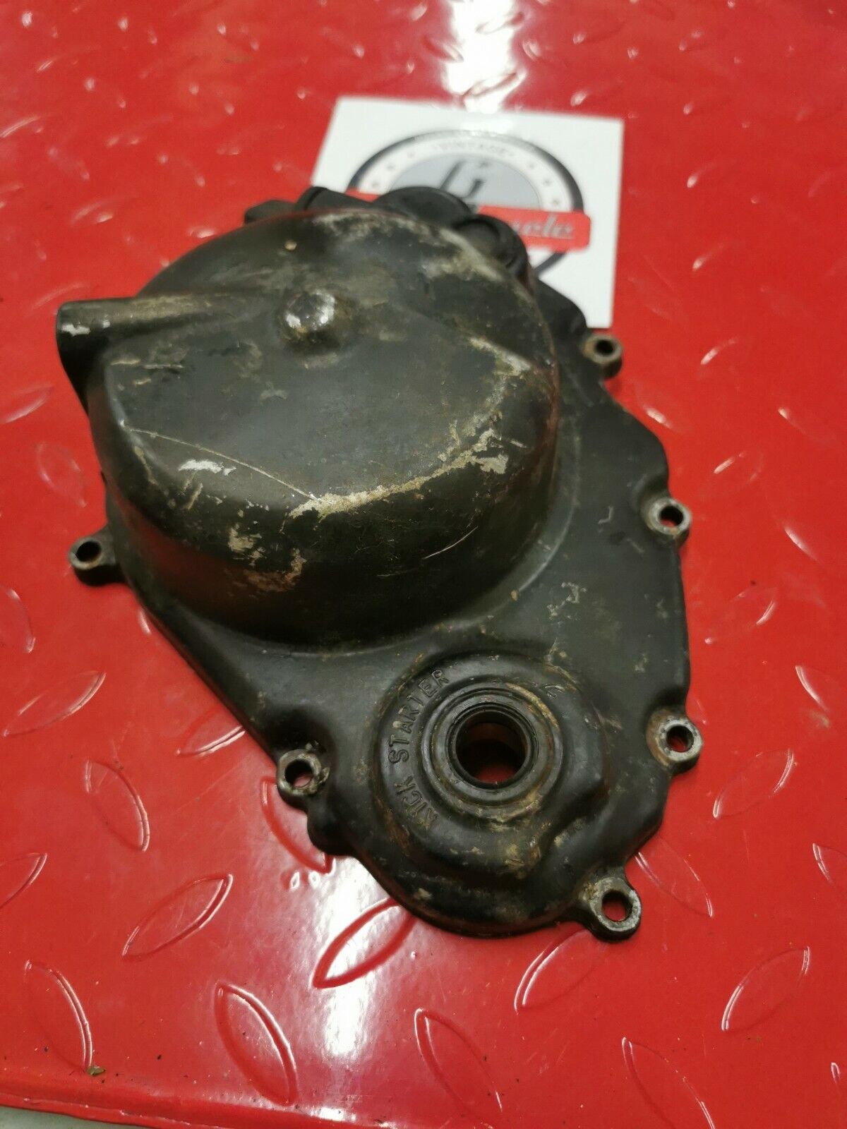 Kawasaki KX80 1979 right side clutch cover KDX80 1980