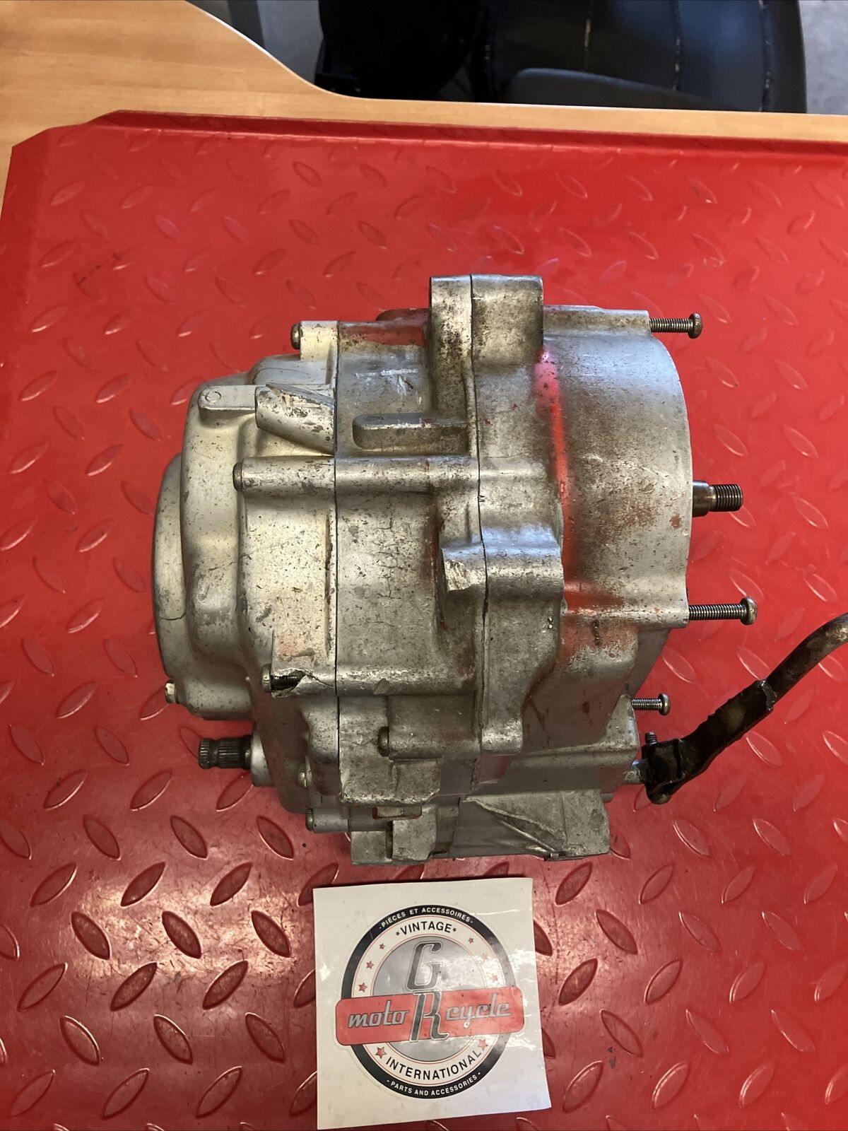 Honda XL80S 1984 engine motor bottom end crankcase crankshaft transmission XR80