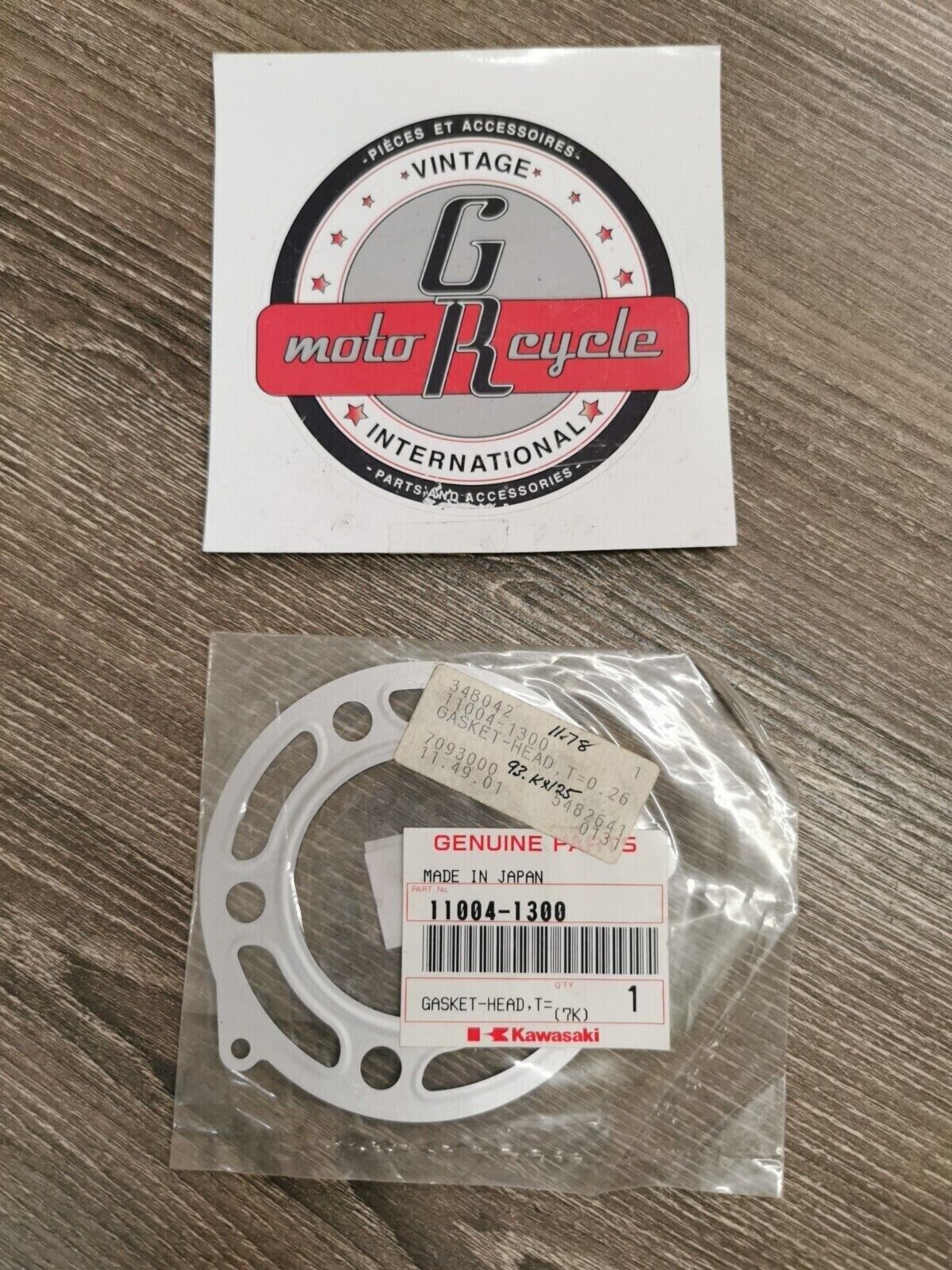 NOS KAWASAKI KX125 1994 - 2002 CYLINDER HEAD 11004-1300 K31