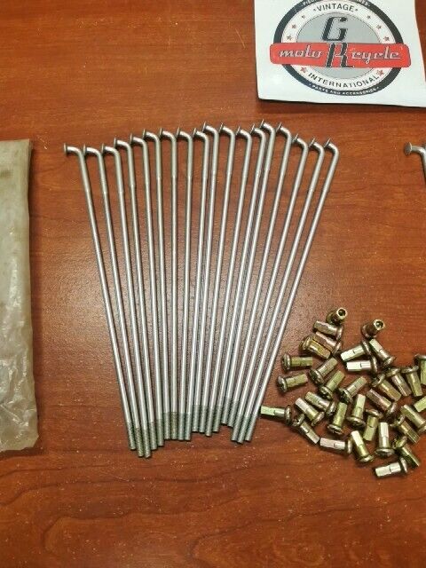 NOS Yamaha 1970 1971 XS1 SPOKE KIT SET COMPLETE 306-25104-00-00 Y134