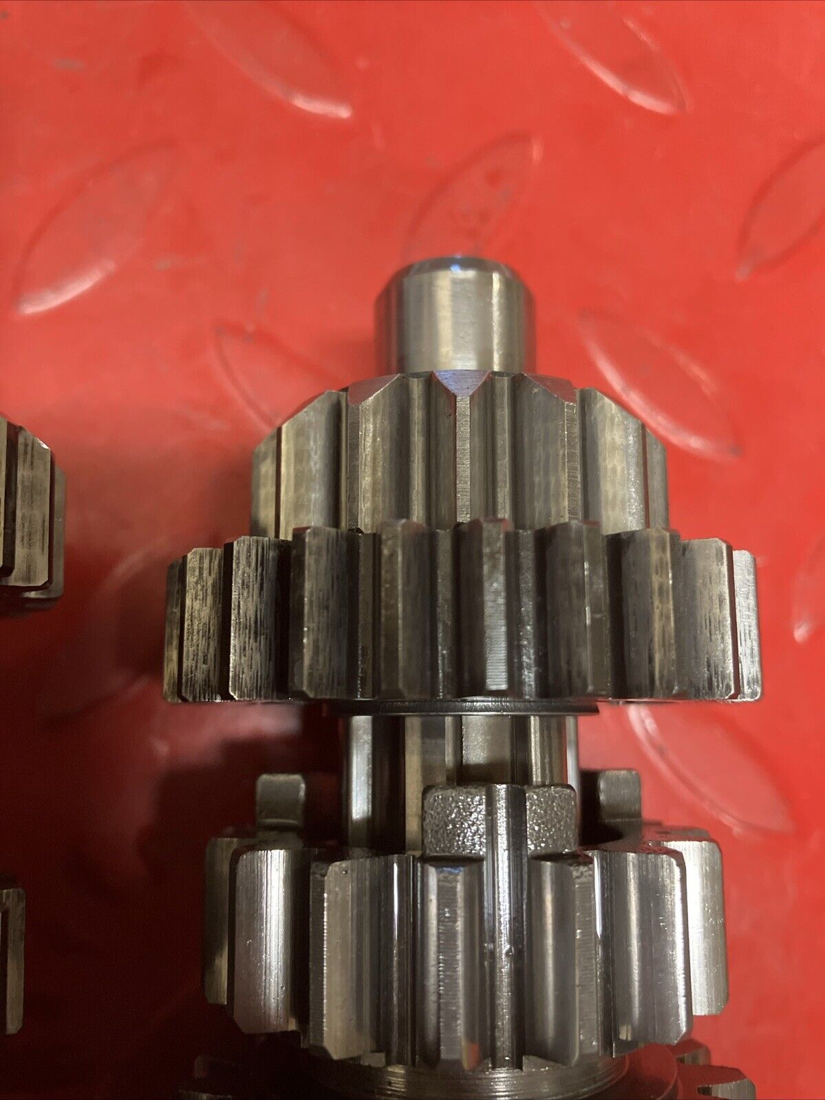 Kawasaki KDX200 1986 transmission tranny mainshaft countershaft 13127-1132 2