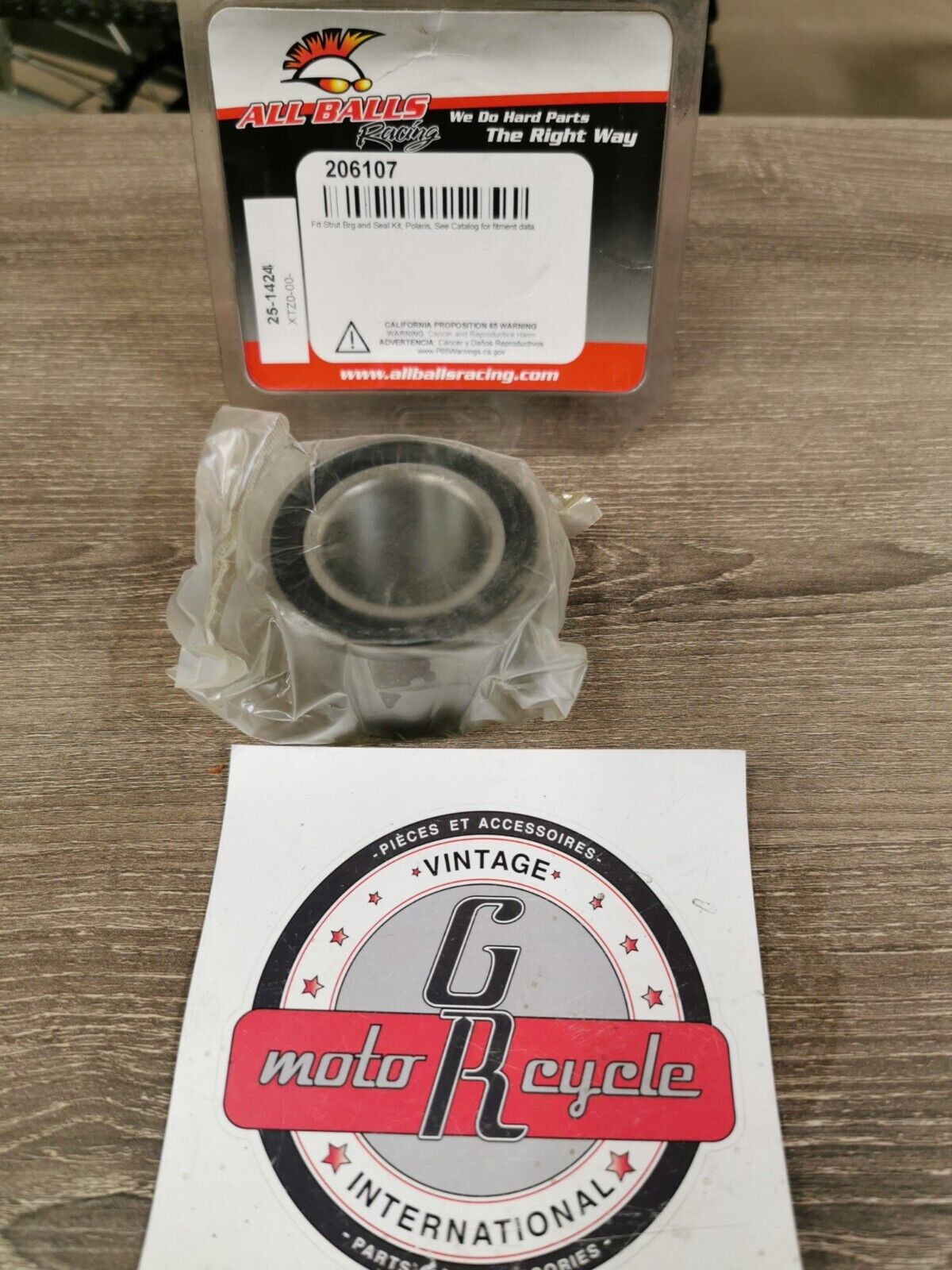 NOS ALL BALLS Kubota RTV400 Polaris Wheel Bearing Kit Front 25-1424 J51