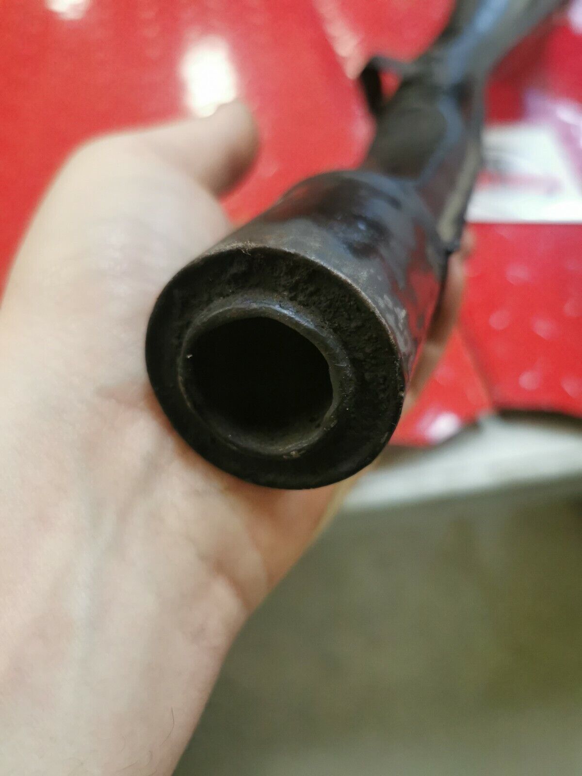 Honda CR250M 1976 exhaust pipe header expansion chamber 1975
