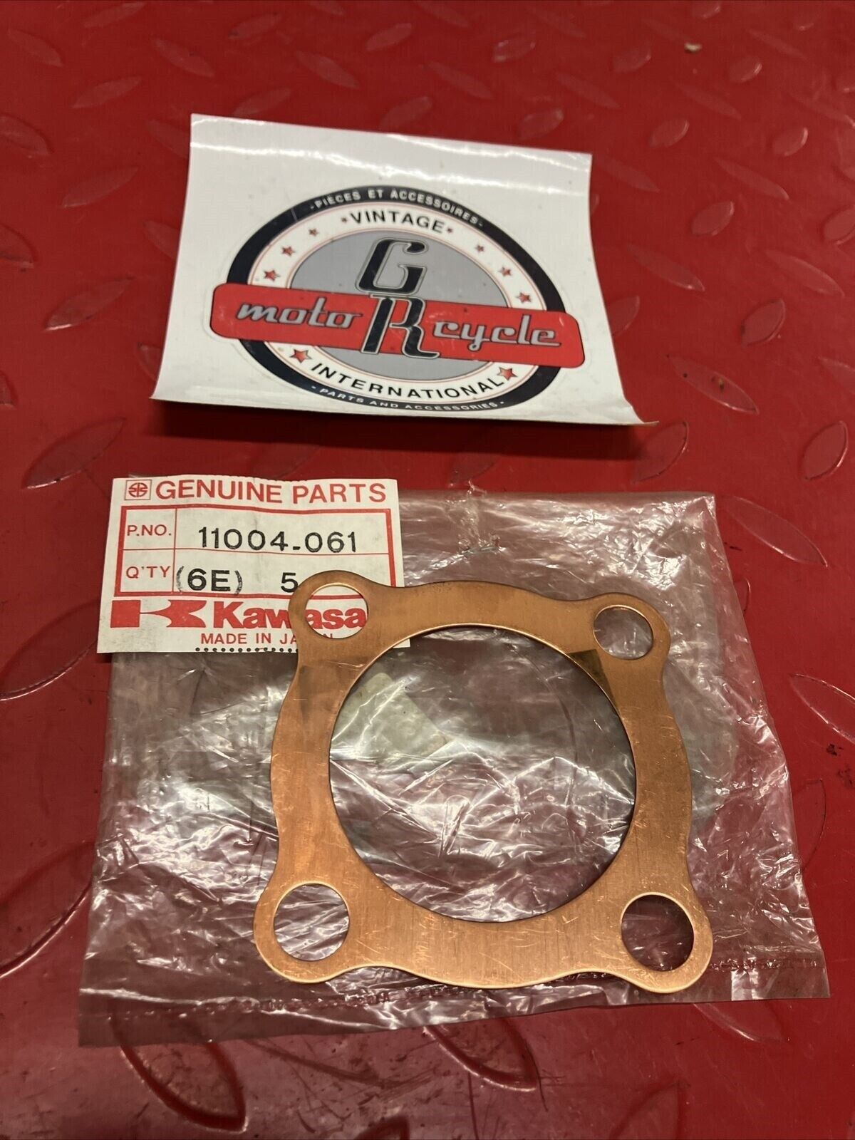 NOS KAWASAKI S3 KH400 CYLINDER HEAD GASKET 11004-061 K21