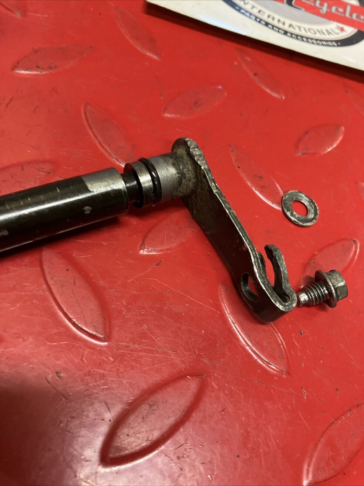 Kawasaki KDX200 1986 clutch release lifter actuator lever arm 1987 1988 2
