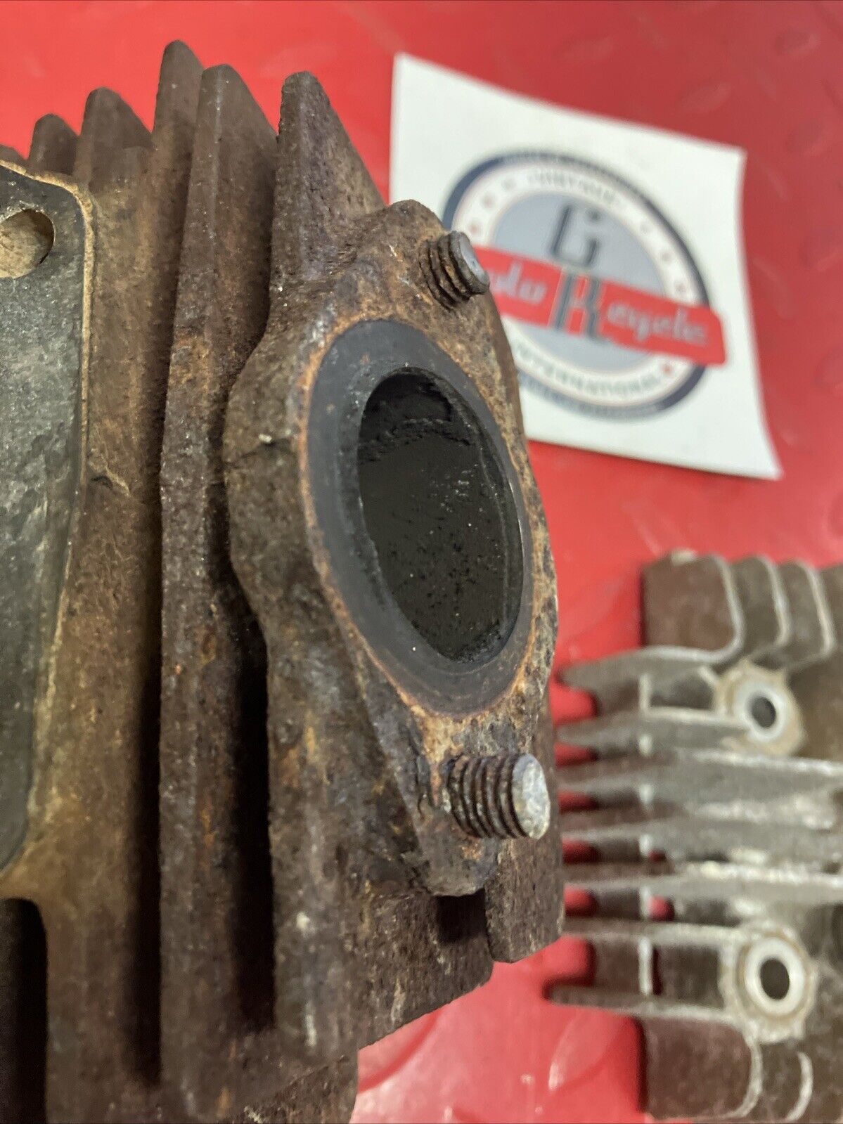 Suzuki RV90 1975 Cylinder jug barrel head STD need rebore