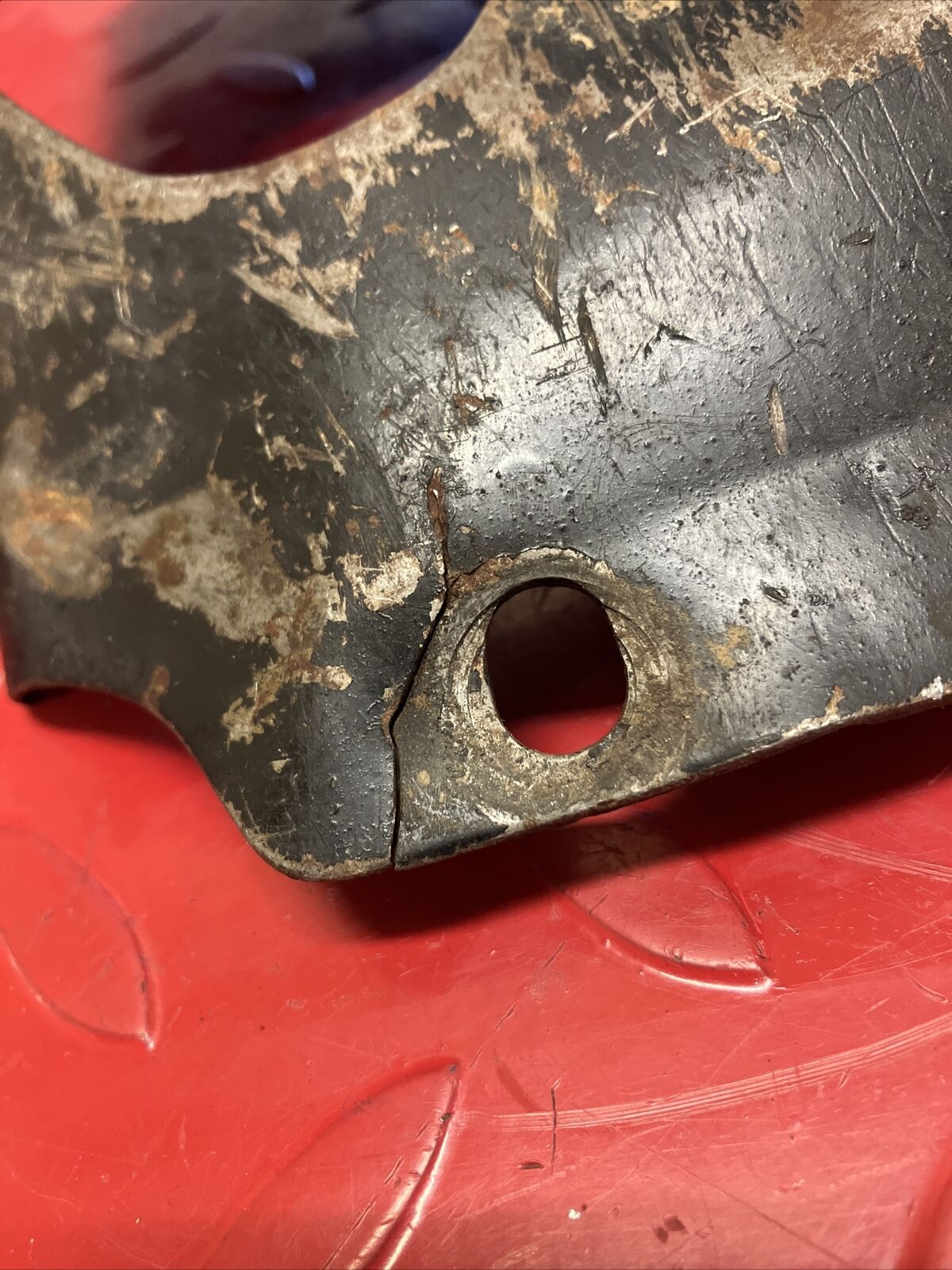 Honda XR75 1973 Skidplate crankcase protector 1974 1975 1976