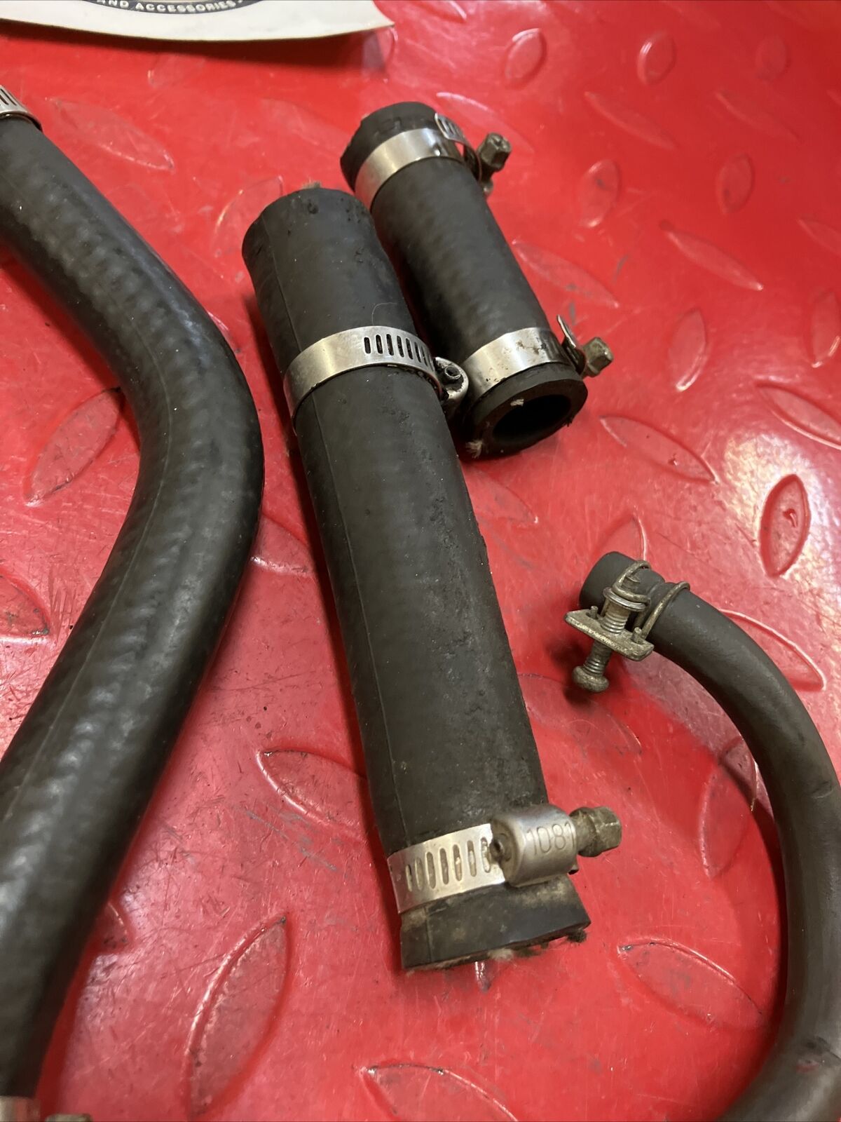 Honda CR250R 1988 radiator rad hose tube set 1989 19062-KS7-830 19064-KS7-830 2