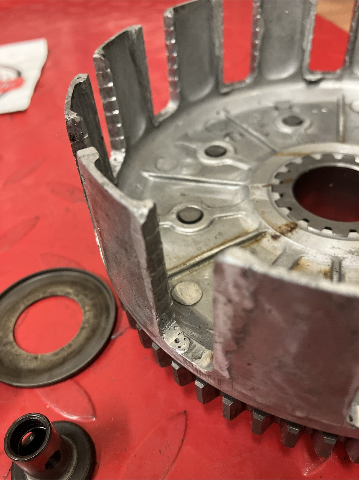 Honda CR250R 1984 Complete clutch assembly basket hub pressure plate