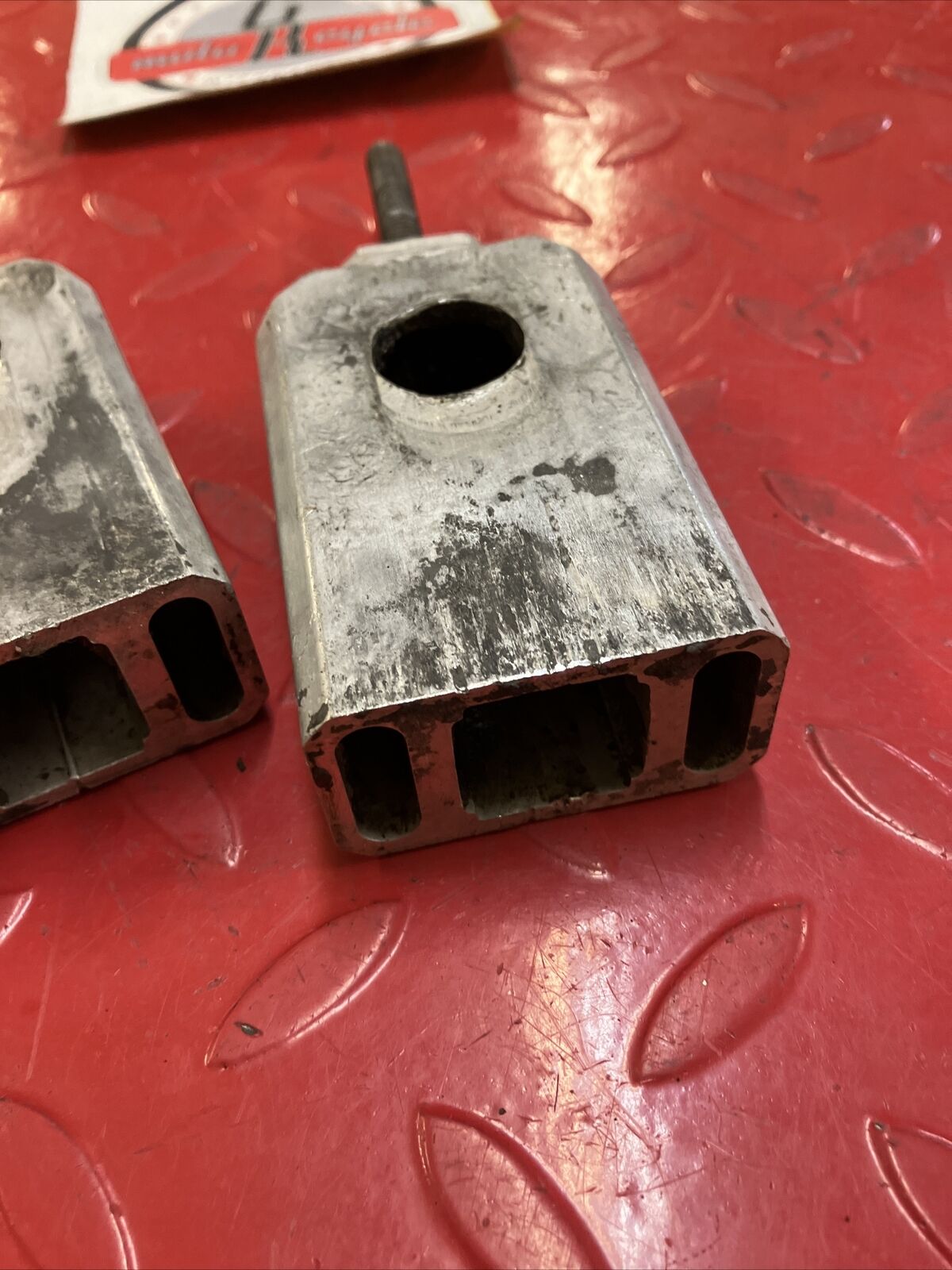 Honda CR250R 1982 swingarm chain adjuster block CR125R CR480R CR500R 1984