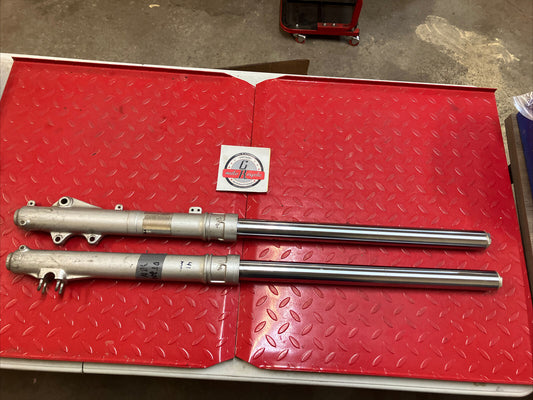 Yamaha DT200 3BN left right front forks