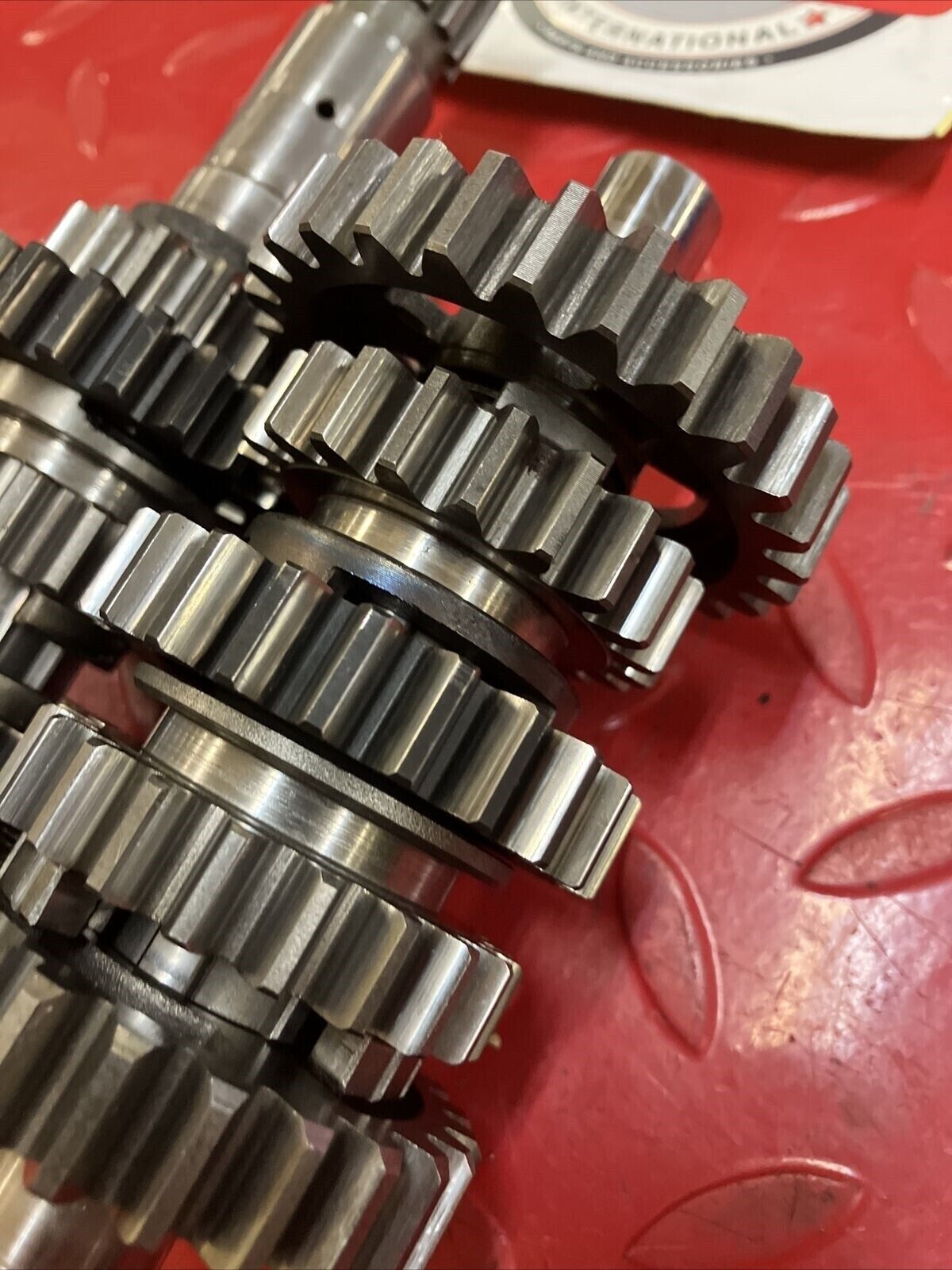 Honda CR250R 1984 transmission mainshaft countershaft main counter shaft gear