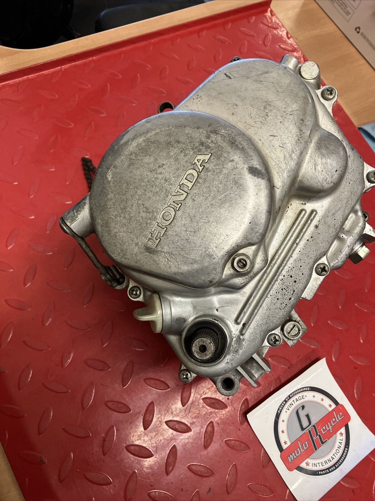 Honda XL80S 1984 engine motor bottom end crankcase crankshaft transmission XR80