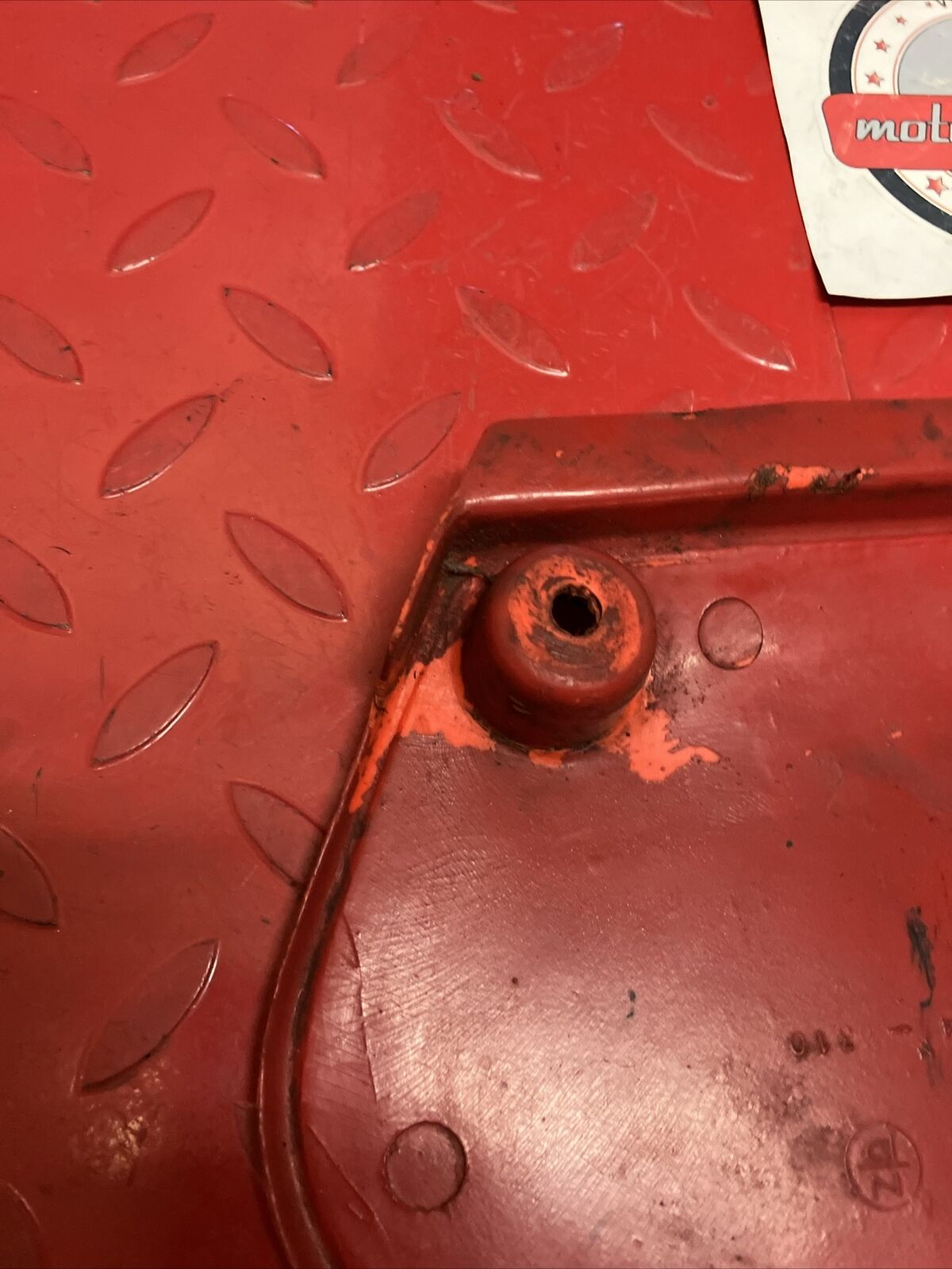 Honda CR80R 1986 left side cover panel 1985 1987