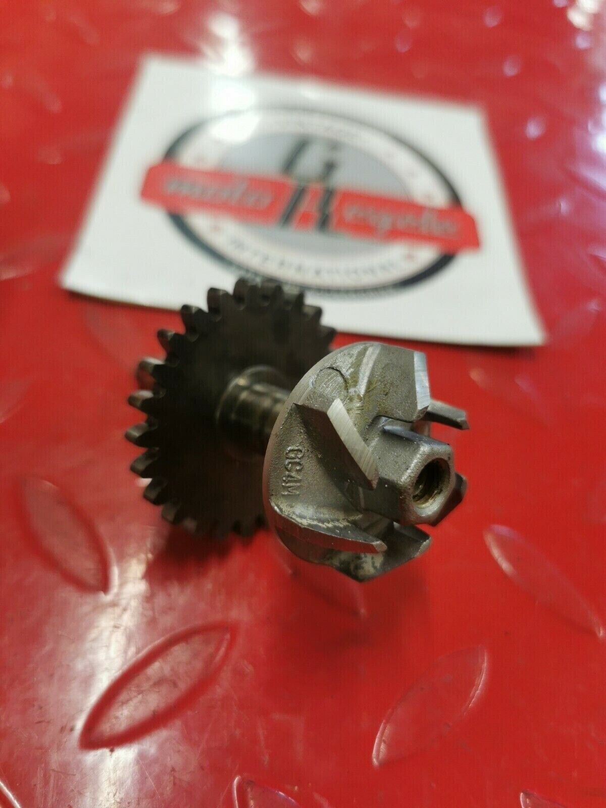 Honda CR80R 1993 waterpump water pump shaft gear impeller 19230-GC4-730