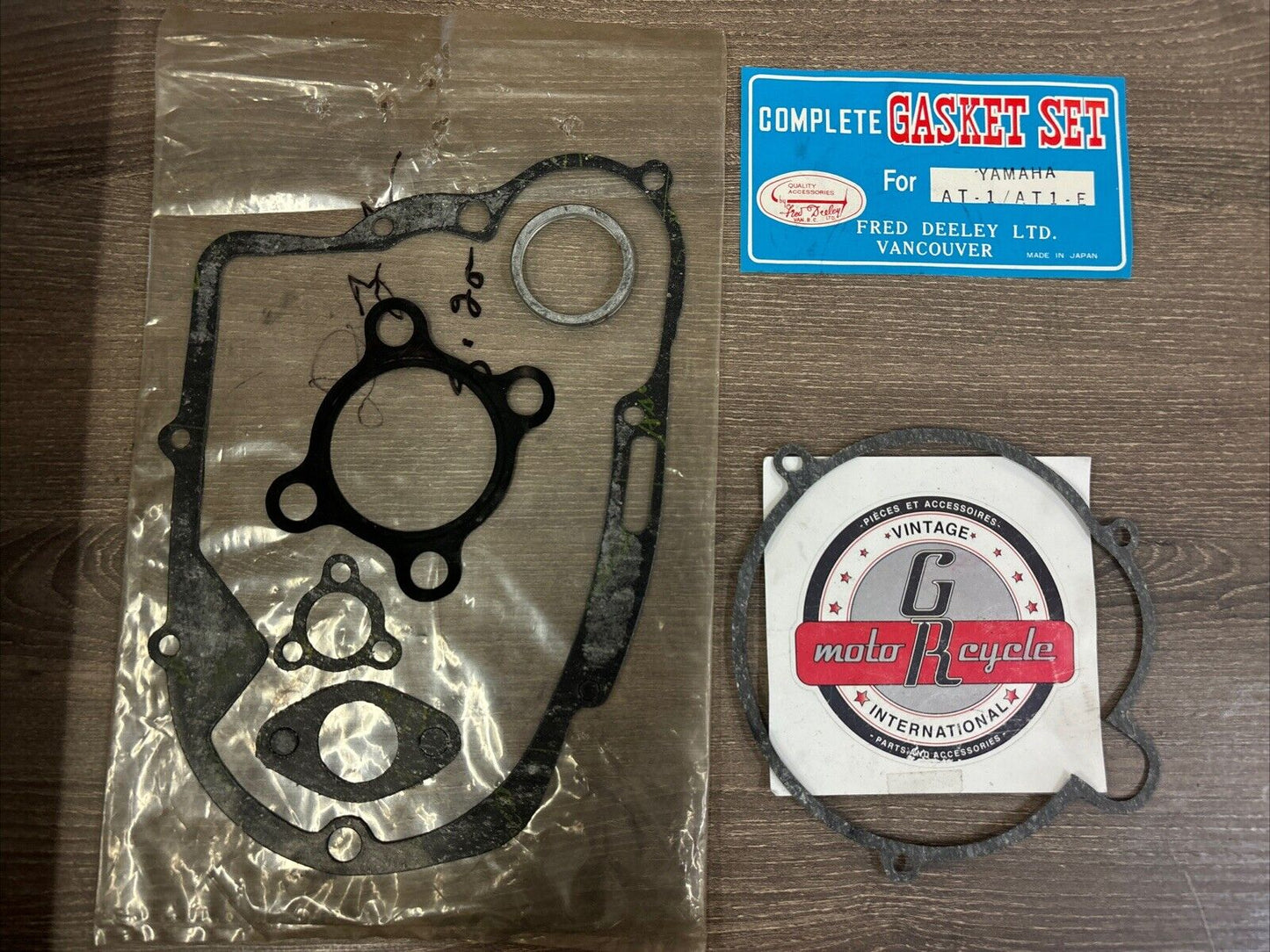 NOS FRED DEELEY AT1 AT1E GASKET KIT INCOMPLETE J63