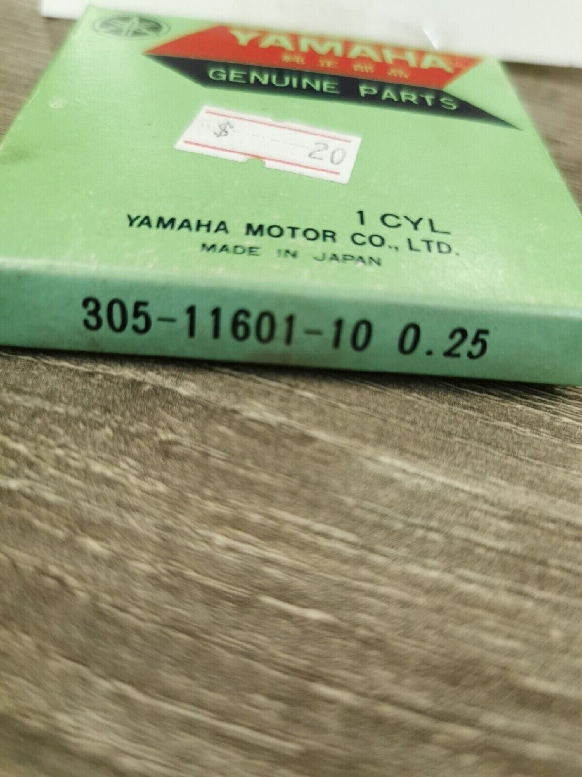 NOS YAMAHA LT2 LT3 1967 - 1976 PISTON RING SET 0.25 305-11601-10 Y51