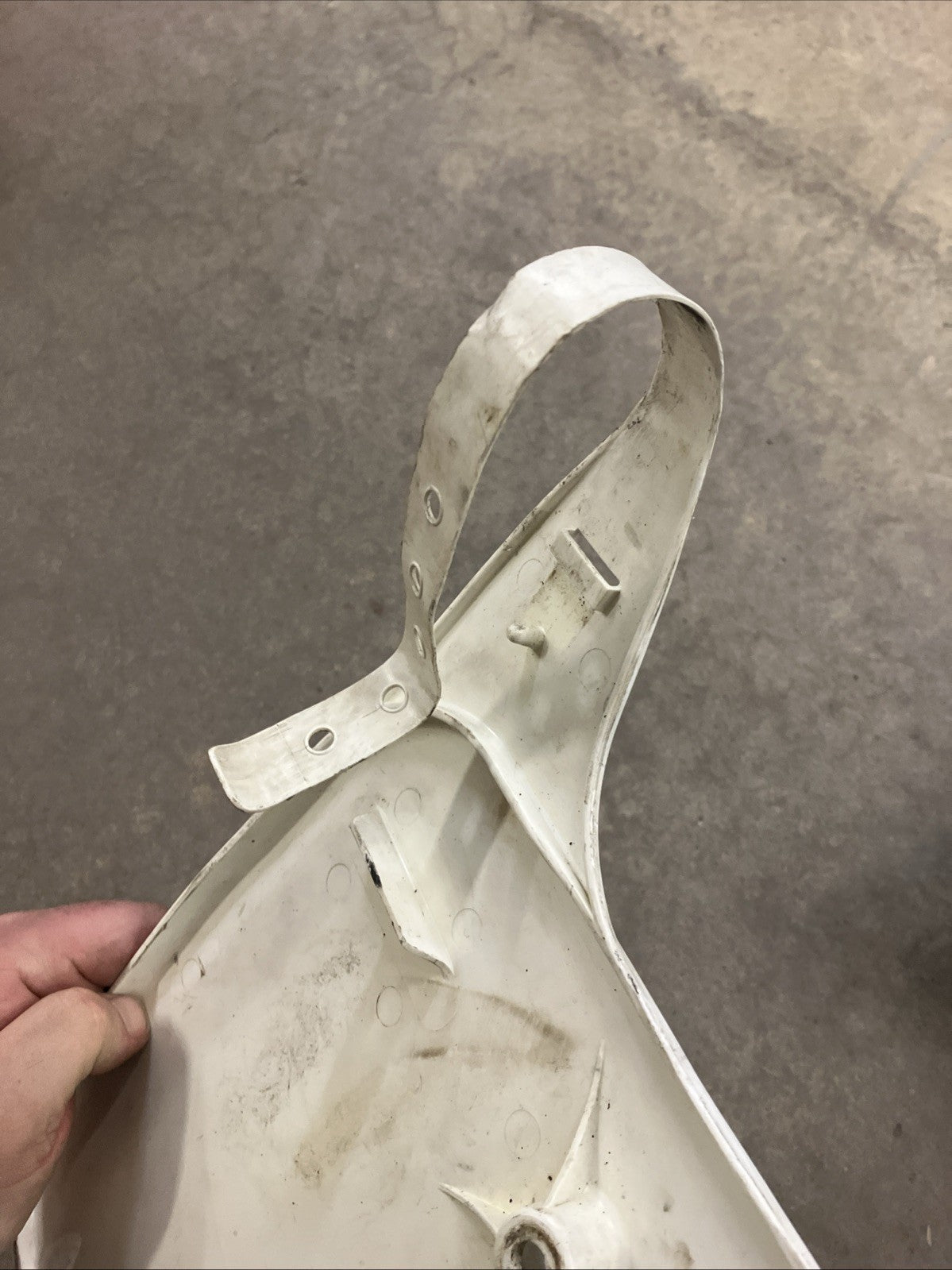 Honda CR250R 1991 1990 OEM Fender side cover number plate shroud KIT CR125R 1992