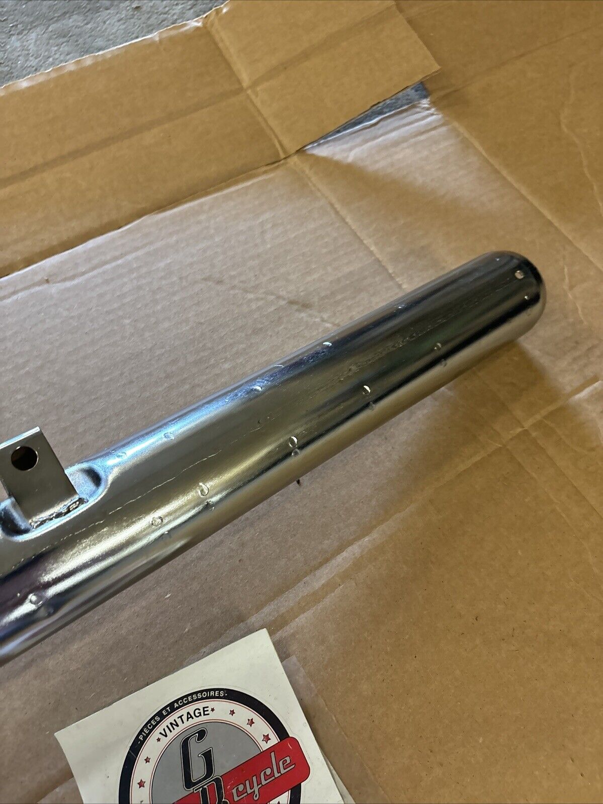 NOS Yamaha 1974 FS1 E F P PD MUFFLER 378-14710-01-00 YB3
