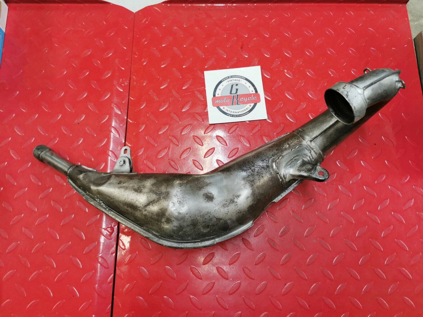 Honda CR125R 1987 1988 exhaust pipe head expansion chamber