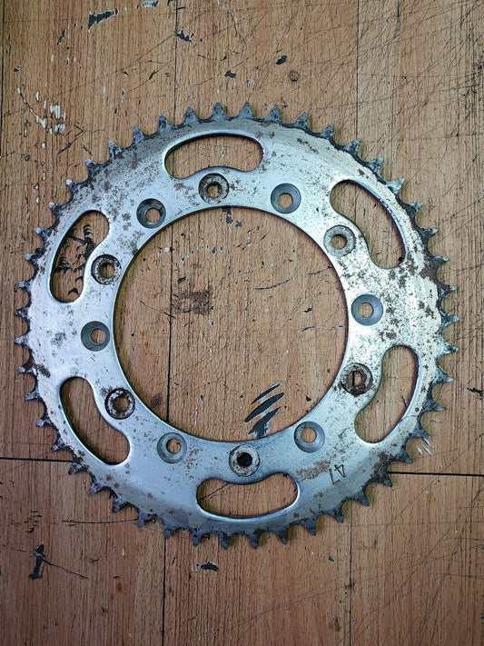Honda XR200R 2001 rear sprocket final driven 47T XR200 1990 - 2002
